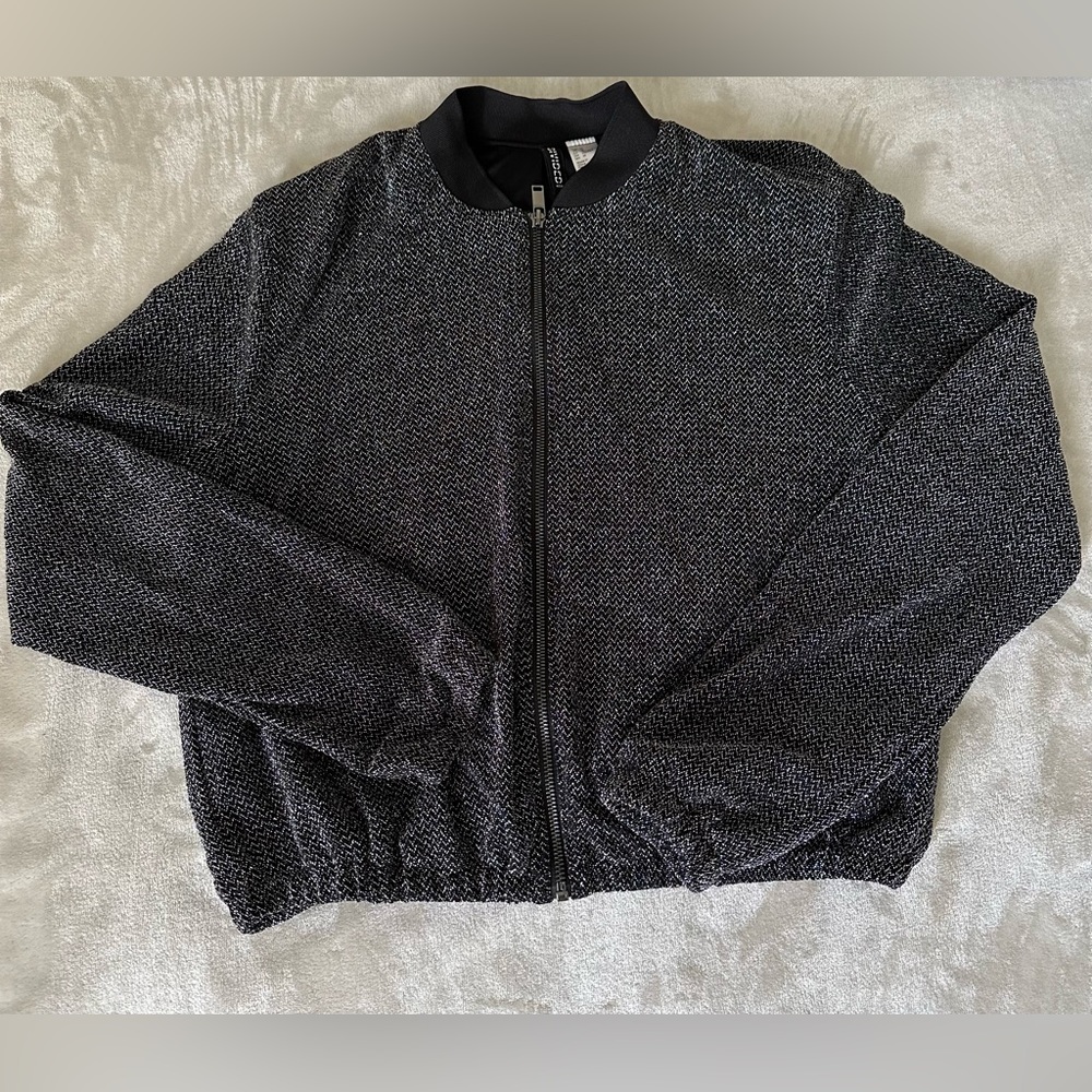 Silver sparkly H&M DIVIDED jacket